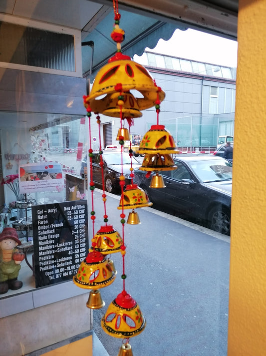 Hand painted wind chime