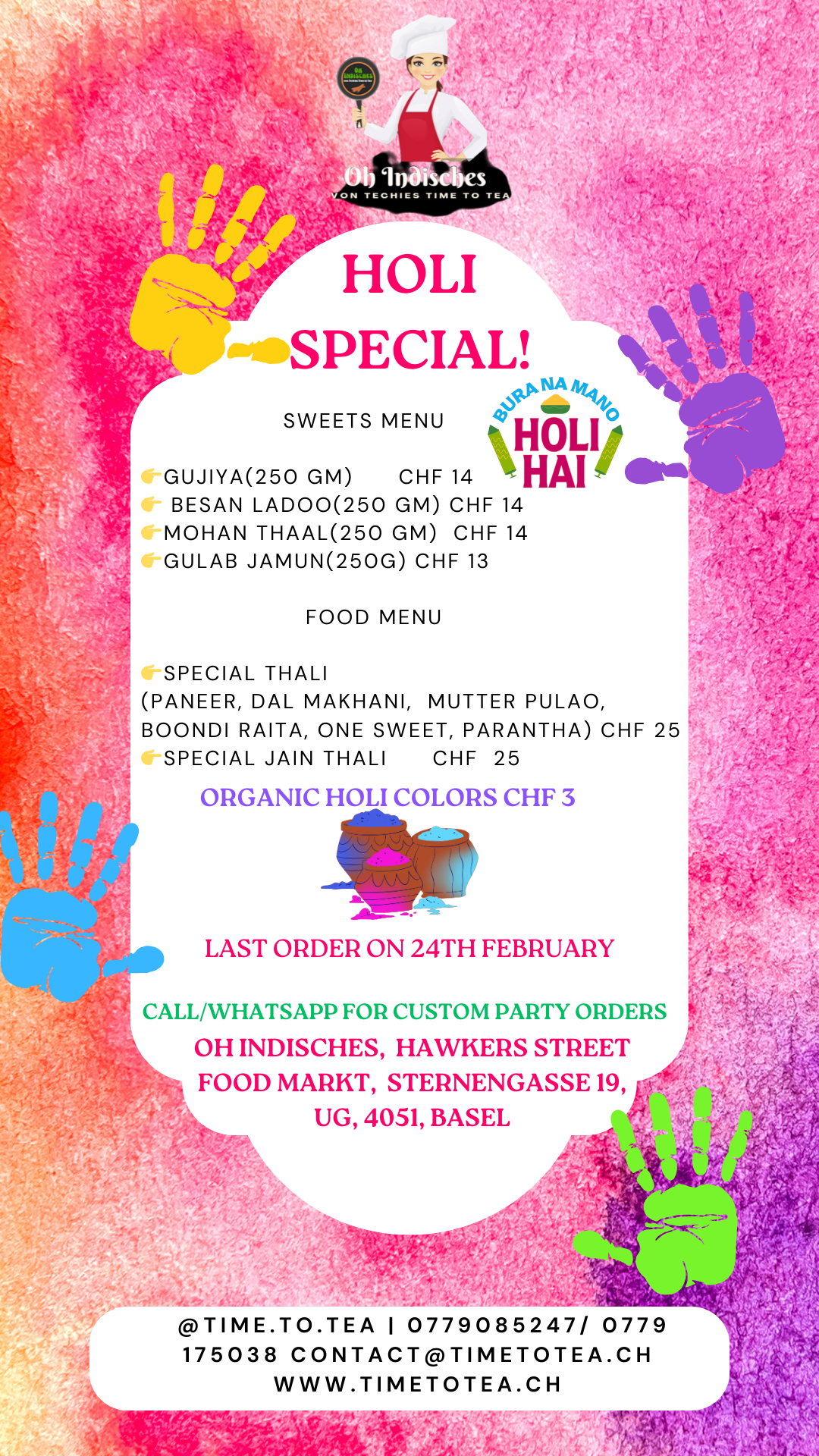 Order Sweets and Snacks