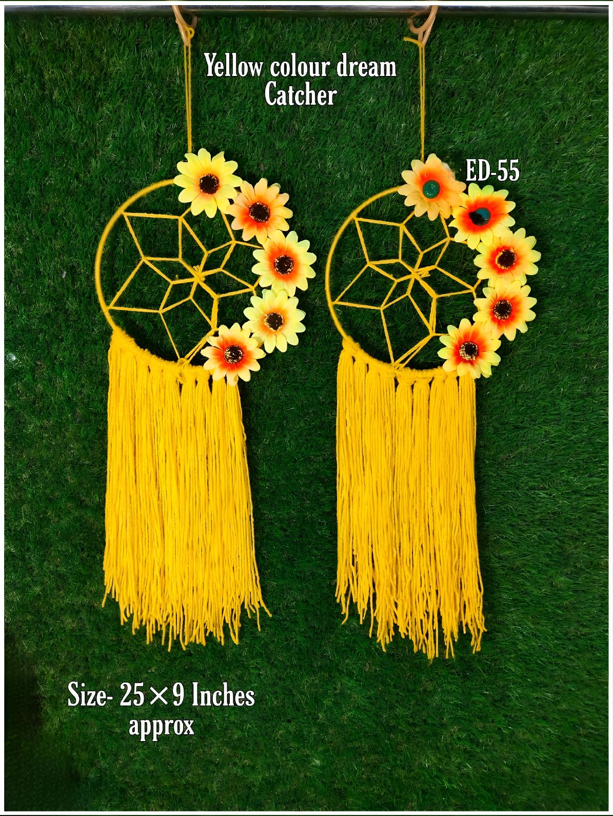 Yellow colour dream Catcher