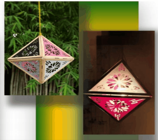Handmade bamboo lampshade